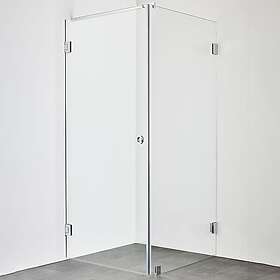 Hafa DUSCHHÖRN INFINITY Combi DÖRR/VÄGG 100X90 KROM 1451209