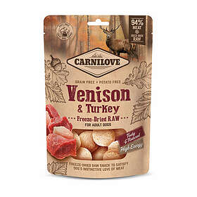 Carnilove Freeze-Dried Raw Snacks Venison & Turkey 60g