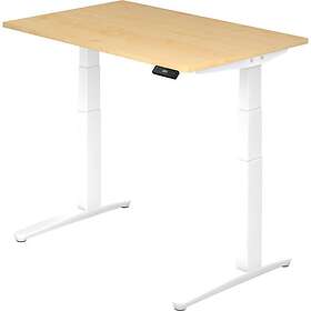 Optizen Bureau assis-debout électrique Frida Blanc Longueur120 XBHM