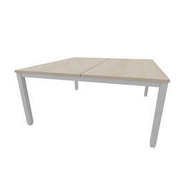 Leaderburo Bureau bench 2 personnes Lexie 180x60