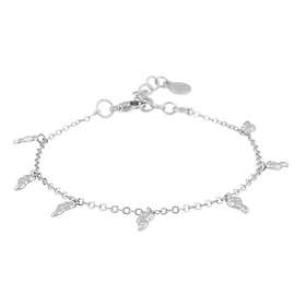 Snö Of Sweden Lauren Charm Bracelet Plain Silver