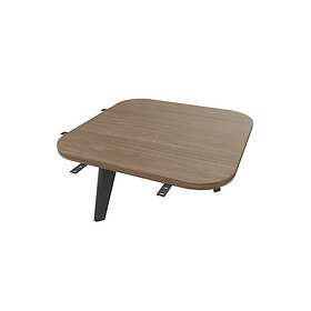 Actiburo Tablette d'extension ou de liaison pour banquette 2 places Dendrobium Carbone 67x38,7x67 cm ILO : table extension /coloris