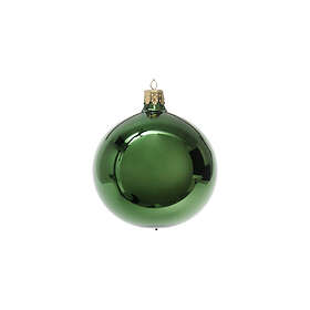 Holiday Collection Glass Baubles Shiny Green