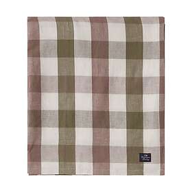 Lexington Checked Cotton Linen bordsduk 150x350 cm