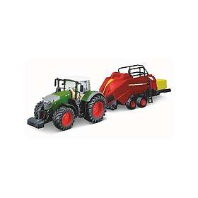 Bburago Fendt 1050 Vario with Bale Lifter Tractor 10 cm