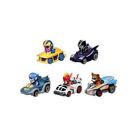 Hot Wheels Racerverse Set Of 5 Cars With Marvel Characters As Drivers