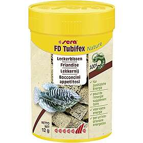 Sera FD Tubifex 100ml Akvariumfisk Torr fiskmat 57,5% 5,9% 10,1% 4,6%