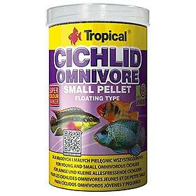 Tropical Cichlid Omnivore liten pellet, 1-pack (1 x 1l)