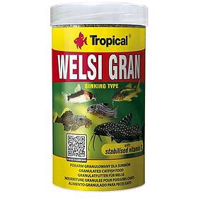 Tropical Welsi Gran granulat för jordätande prydnadsfisk, 2-pack (2 x 250ml)