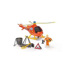 Simba DICKIE GROUP Fireman Sam Helicopter Wallaby with Figure 15cm