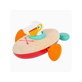 Small Foot Bath Toys Wooden Canoe Pelican Wind U