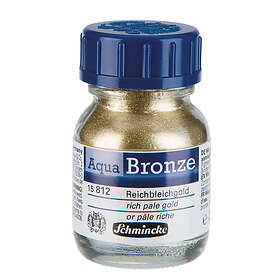Schmincke Aqua Bronze Vattenlösligt Metallicpulver Rich Pale Gold 15 812 20ml
