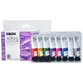 Art Rangers Akrylmaling sæt 8stk. 22ml glitter farver