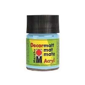 Marabu Decormatt Acryl, 50ml, Blå, Matt, Flaska, Väderbeständig