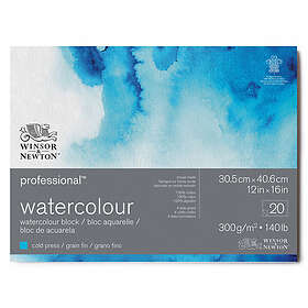 Winsor & Newton Akvarellblock Premium Fin yta 300gr 31x41cm 20ark