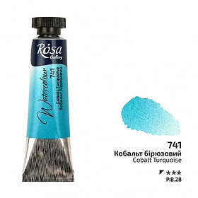 Rosa Gallery Akvarellfärg Cobalt Turquoise 741 10ml