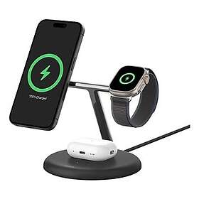 Belkin 3-in-1 Flex Wireless Charging Stand with Qi2 Magnetic 15w