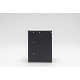 Ergo Design Armoire à tiroirs moderne Harley Marron foncé MIT22_0173_0155