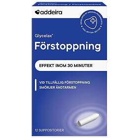 Addeira Glycelax Förstoppning 12Suppositorier