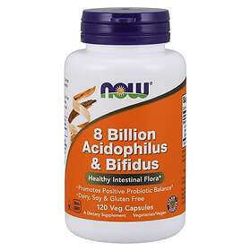 Now Foods 8 Billion Acidophilus & Bifidus, 120 vcaps