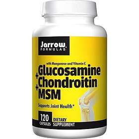 Jarrow Formulas Glucosamine Chondroitin MSM, 120 caps