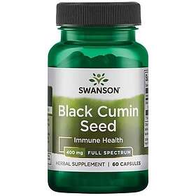 Swanson Black Cumin Seed, 400mg 60 caps