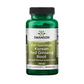 Swanson Full Spectrum Korean Red Ginseng Root, 400mg 90 caps