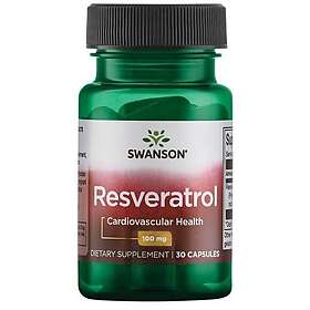 Swanson Resveratrol, 100mg 30 caps