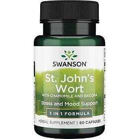 Swanson St. John'S Wort With Chamomile And Bacopa (60 Caps)