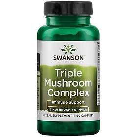 Swanson Triple Mushroom Standardized Complex 60 Capsules