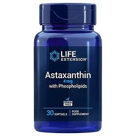 Life Extension Astaxanthin With Phospholipids, 4 Mg Eu Version (30 Sgels)