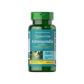 Puritan's Pride Ashwagandha Standardized Extract 500 mg 60 Capsules