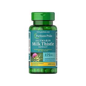 Puritan's Pride Milk Thistle Standardized 175 mg (Silymarin) 100 Capsules