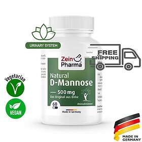 Zein Pharma Natural D-Mannose, 500mg 60 caps