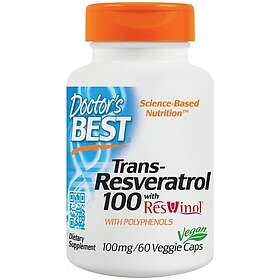 Doctor's Best Trans-Resveratrol with ResVinol-25, 100mg 60 vcaps