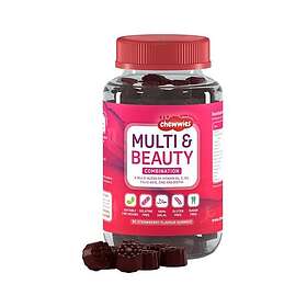 Chewwies Multi & Beauty, Strawberry 30 gummies