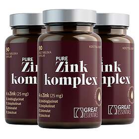 Great Essentials Pure Zinkkomplex 25mg 90k