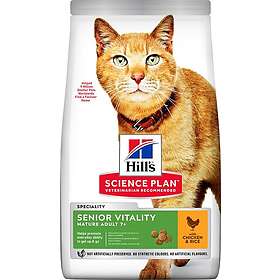 Hill's Science Plan Feline Senior Vitality Chicken & Rice 1,5kg