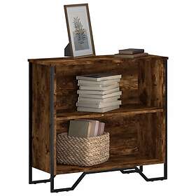 vidaXL Bokhylla rökfärgad ek 80x31x74,5 cm konstruerat trä