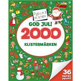 2000 klistermärken: God jul!