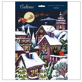 Santa Over Rooftops Advent Calendar