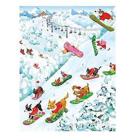 Caspari Off Leash Snowboard Dogs by Masaki Ryo Advent Calendar