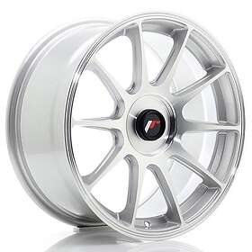 Japan Racing JR Wheels JR11 17x8 ET20-35 BLANK Silver Machined