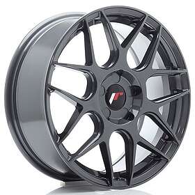 Japan Racing JR Wheels JR18 17x7 ET20-40 5H BLANK Hyper Gray