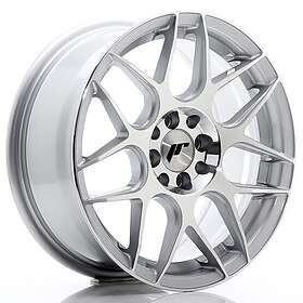 Japan Racing JR Wheels JR18 16x7 ET35 4x100 Silver Machined Face