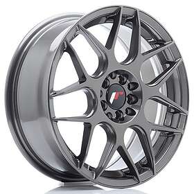Japan Racing JR Wheels JR18 17x7 ET40 4x100/108 Hyper Gray