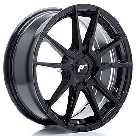 Japan Racing JR Wheels JR21 17x7 ET20-40 4H BLANK Gloss Black