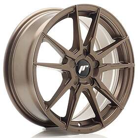 Japan Racing JR Wheels JR21 17x7 ET20-40 5H BLANK Matt Bronze