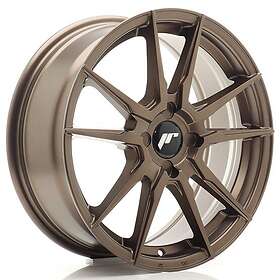 Japan Racing JR Wheels JR21 17x7 ET20-40 4H BLANK Matt Bronze