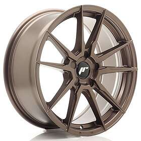 Japan Racing JR Wheels JR21 18x8 ET20-40 5H BLANK Matt Bronze